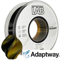 PLA Silk Dual Color Filament, 1.75 mm, 1 kg, schwarz & gold