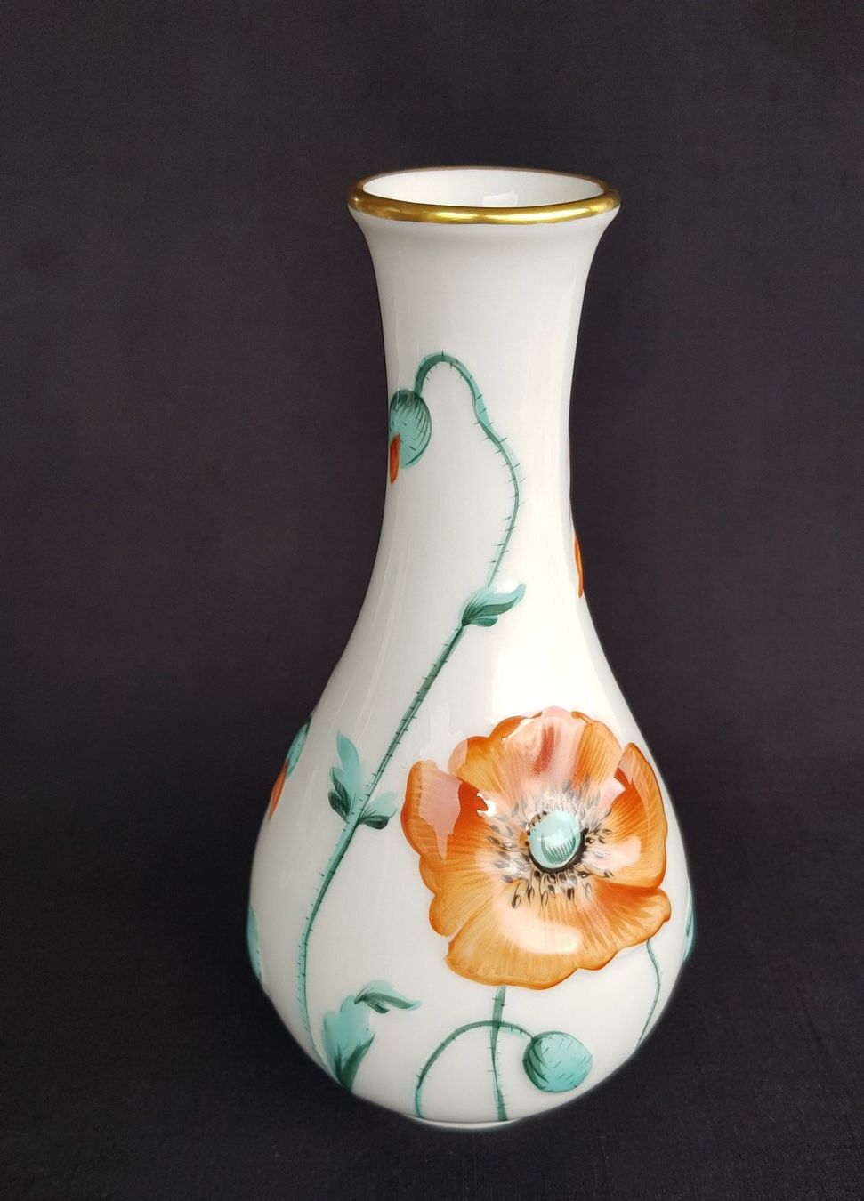 Herend Vasi & Recipienti: Herend - " Vase Mohnblüte " -  aus  Schweizer Sammlung – Usato da Horw venduto da Kunstreich7 2