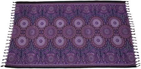 XL Sarong Lunghi Pareo, 190cm, Viskose Tuch, Schal Umhang