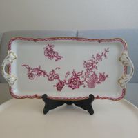 1949 Langenthaler Porzellan/ Cakeplatte Kirschbäume in Blüte