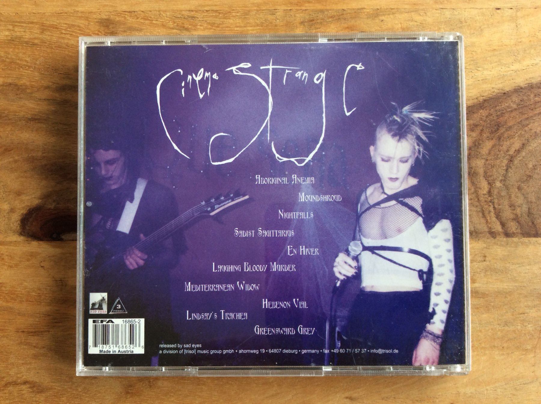 CD: CD Cinema Strange - Cinema Strange – Usato da Horgen venduto da flyingpenguin2000 2