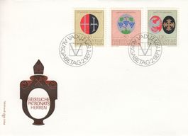 1971 484-86 Wappen Patronatsherren FDC