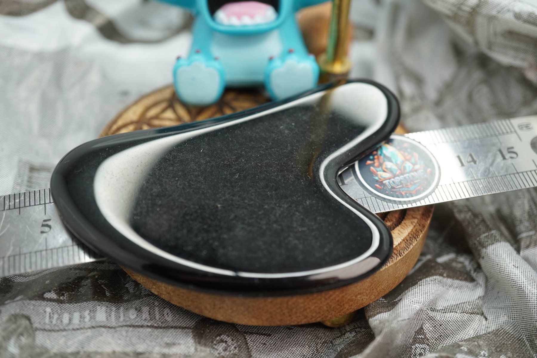 Minéraux & Lithothérapie: Gua Sha Massage-Stein Obsidian     ab 1.- – Neuf avec emballage d'origine à Eschenbach SG par topstone 5