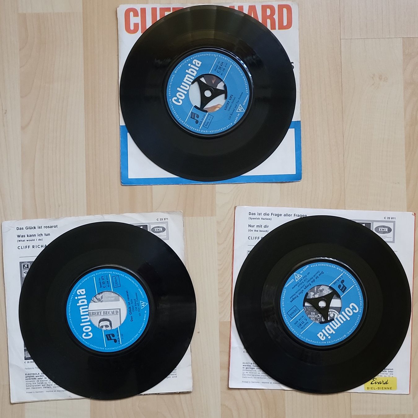 Schallplatten: Cliff Richard 3 Single – Gebraucht aus Berikon von Zimmerlinde5 1