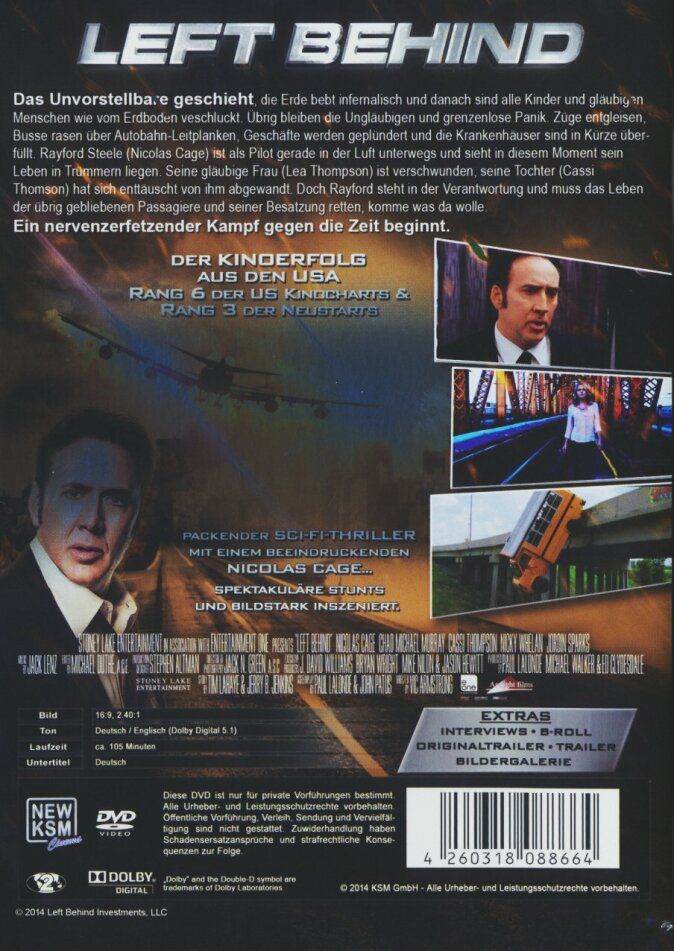 Tutti i DVDs: DVD - Left Behind – Usato da Langnau am Albis venduto da MediaRescuerKeLoX 1