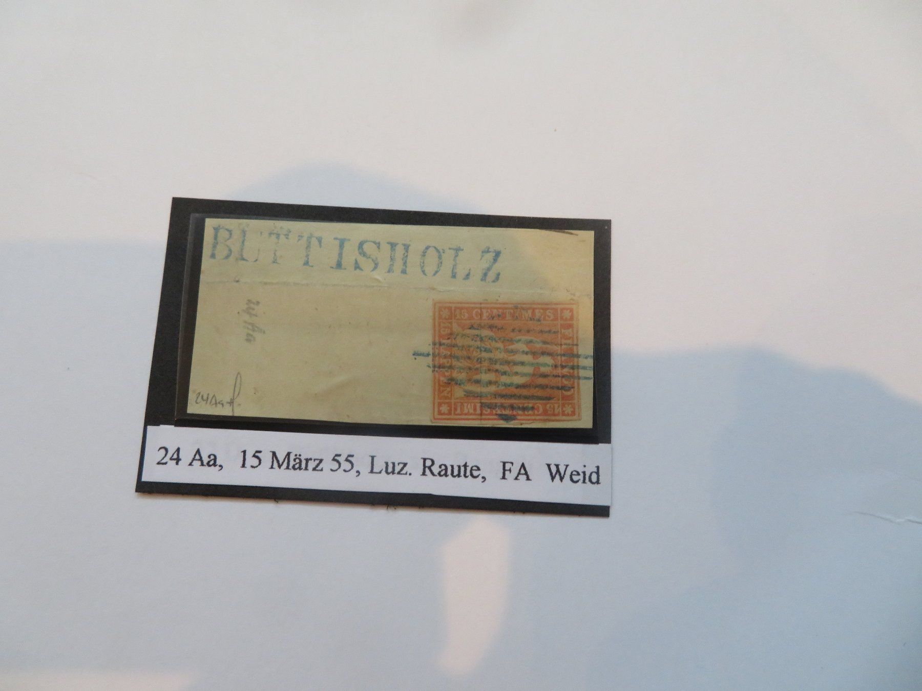 Alle Briefmarken: Strubel 24 Aa auf Briefstück Buttisholz – Gebraucht aus Pfyn von sagenruthe 5