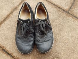 Echtleder Halbschuhe Fidelio Gr. 38 schwarz Damen