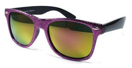 Swaggy Glitter Revo Wayfarer Sonnenbrille pink SBU1015PNK