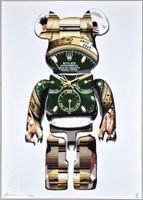 Death NYC Ltd Ed Pop Art Druck " Rolex Bearbrick