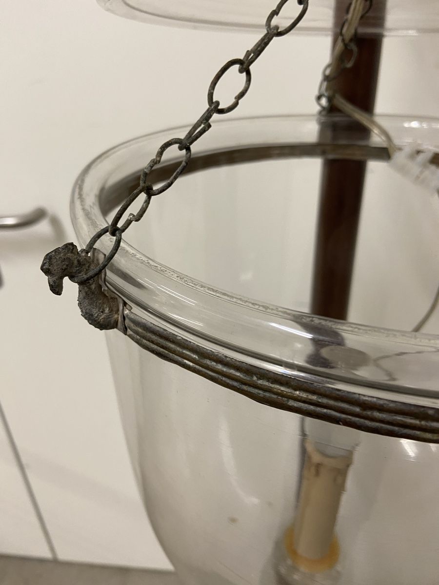 Kronleuchter & Deckenlampen: Antike Kolonial Glas Hängelampe, – Gebraucht aus Dietikon von brocki-eyra 1
