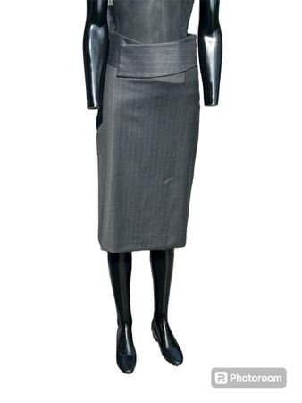 Elegant Emporio Armani Wool Skirt, Gr. 42,