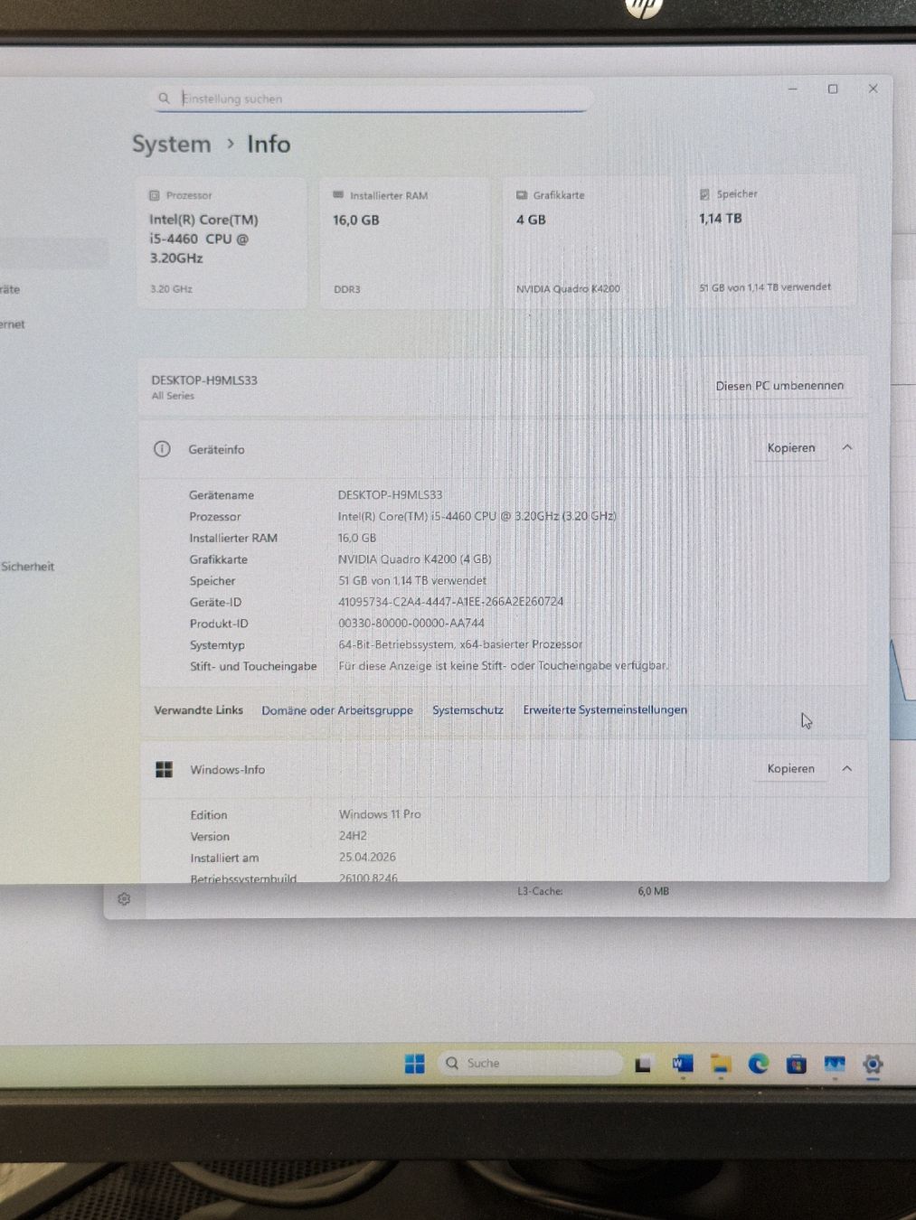 PC: Workstation PC 16GB RAM SSD + 1TB NVIDIA Quadro  Office – Usato da Adliswil venduto da SaveElektro 2