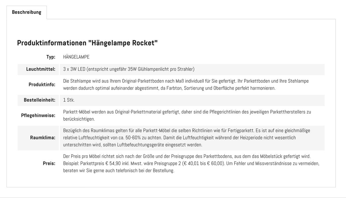 Lampadari & plafoniere: Designer Hängelampe Rocket – Usato da Oberwil-Lieli venduto da tredstone 4