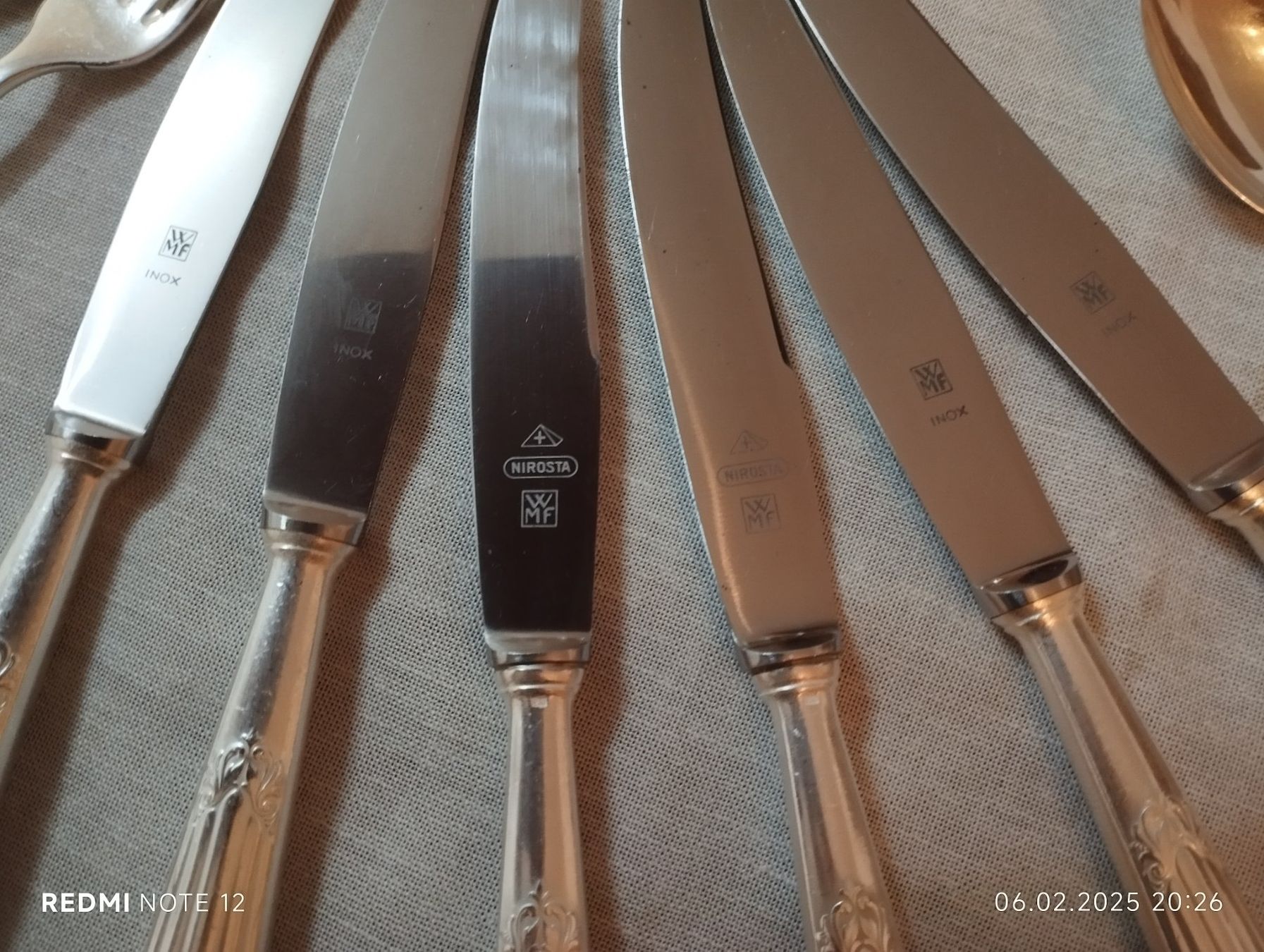WMF Set di posate: Set 30 Teilig -WMF Fächer/Fächermuster versilbert- – Usato da Rorschacherberg venduto da Giova1922 5