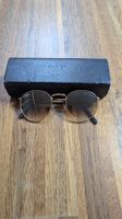 Sonnenbrille Ray-Ban oval Metall goldfarben mit Etui
