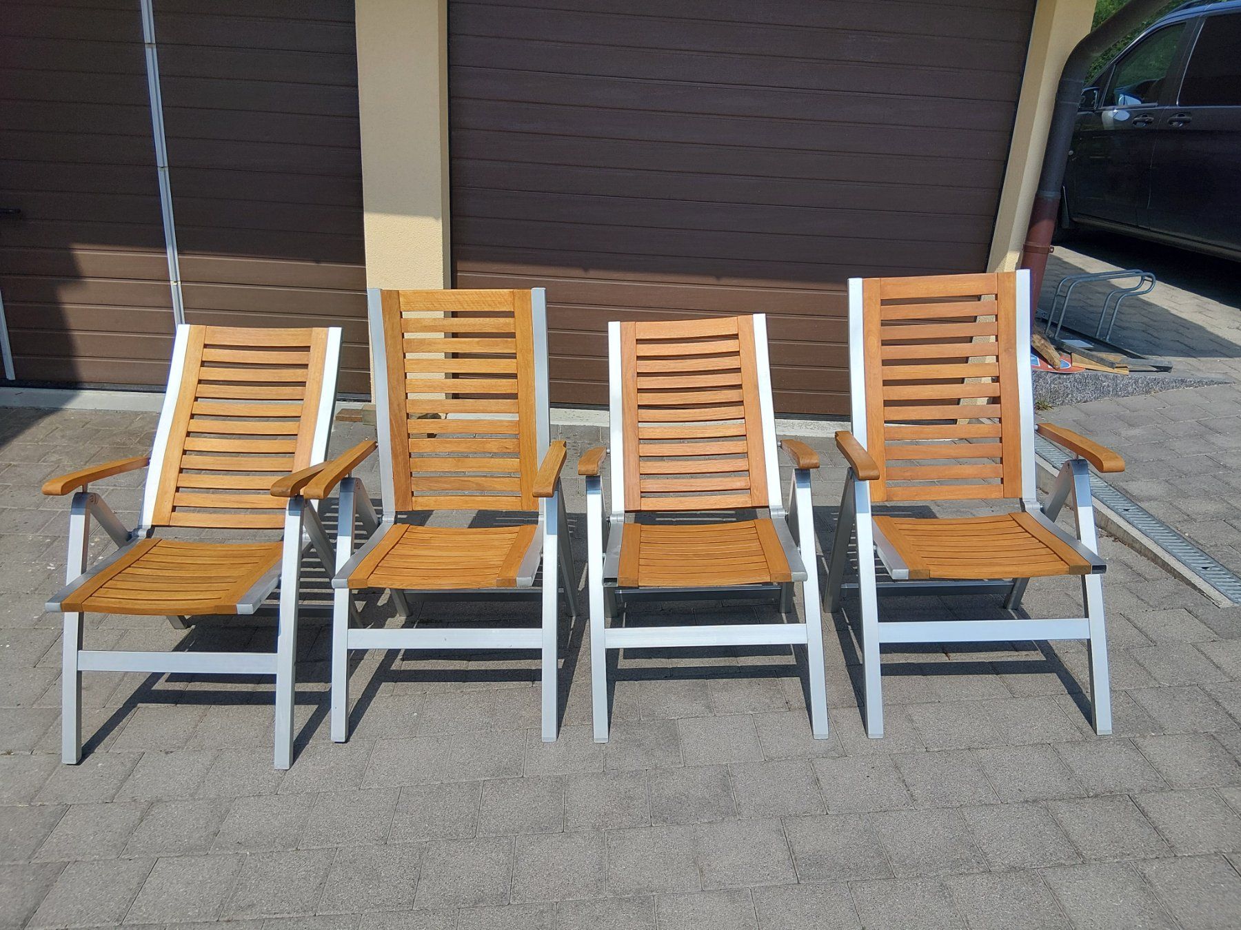 Chaises: 4 chaises pliable de jardin – D'occasion à Champoz par yokely