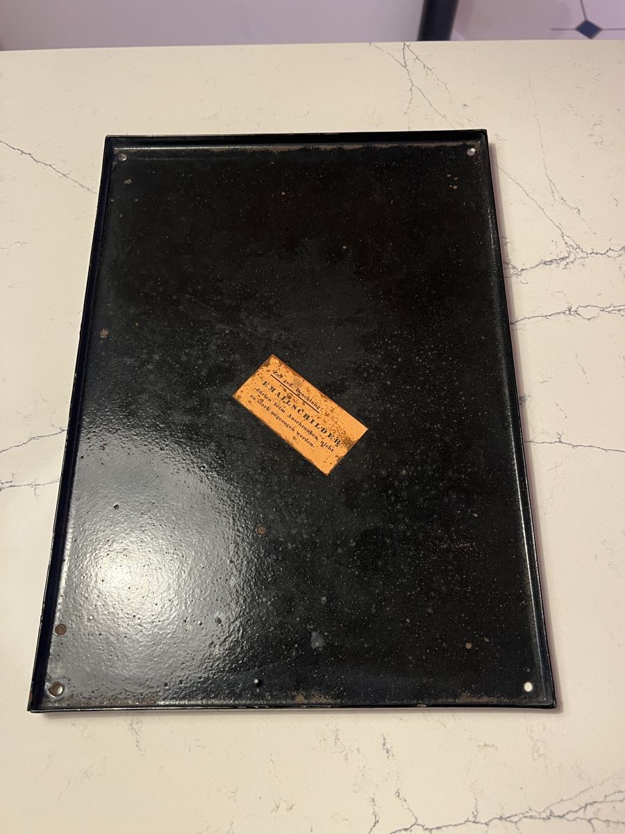Insegne: Altes Emailleschild – Usato da Aarburg venduto da Annemarie16 1
