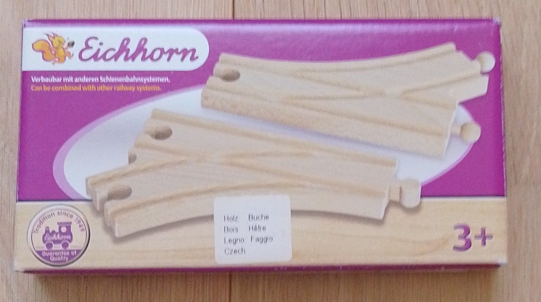 Eichhorn Spielzeuge: Eichhorn Holz Weichen 2 Stück OVP – Gebraucht aus Wohlen AG von salamanderspielwaren
