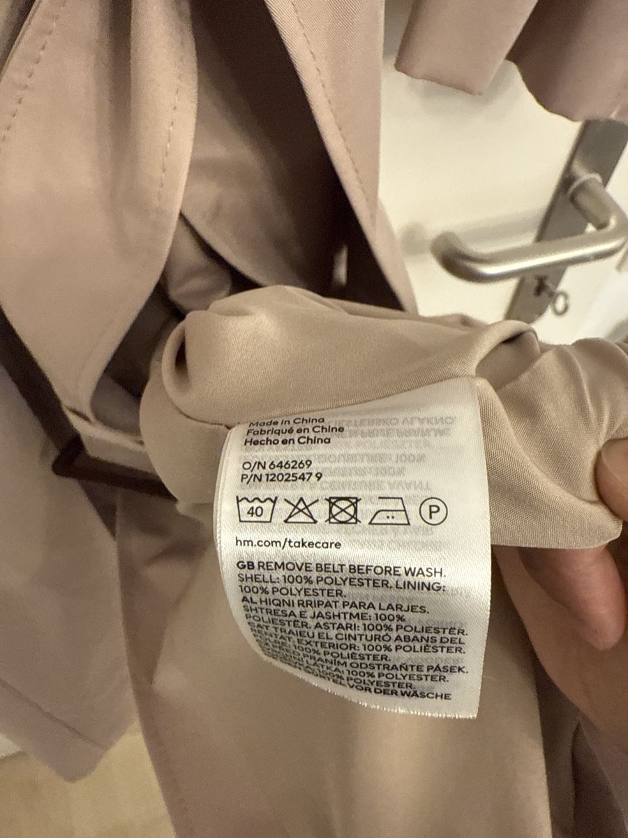 H&M Cappotti: H&M Trenchcoat NEU – Nuovo (secondo la descrizione) da Dietlikon venduto da f.a.1975 3