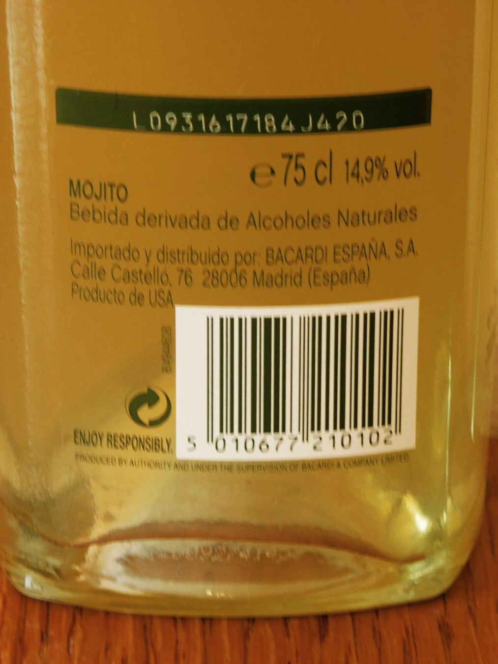 Bacardi Spirituosen: Bacardi Mojito 2001s – Neu (gemäss Beschreibung) aus Emmenbrücke von Ulisse-22 2