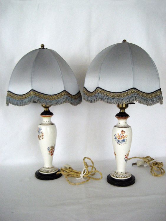 Alte Tischlampe Mit Schirm