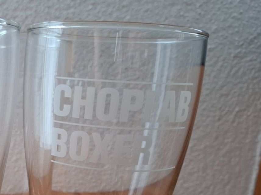 Bicchieri: 2 neue Gläser Chopfab 0,5l – Nuovo (secondo la descrizione) da Dorf venduto da Exena