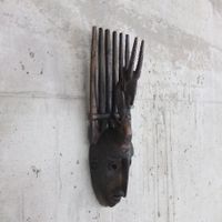 Antike Bamana Ntomo Holzmaske aus Mali – Afrika