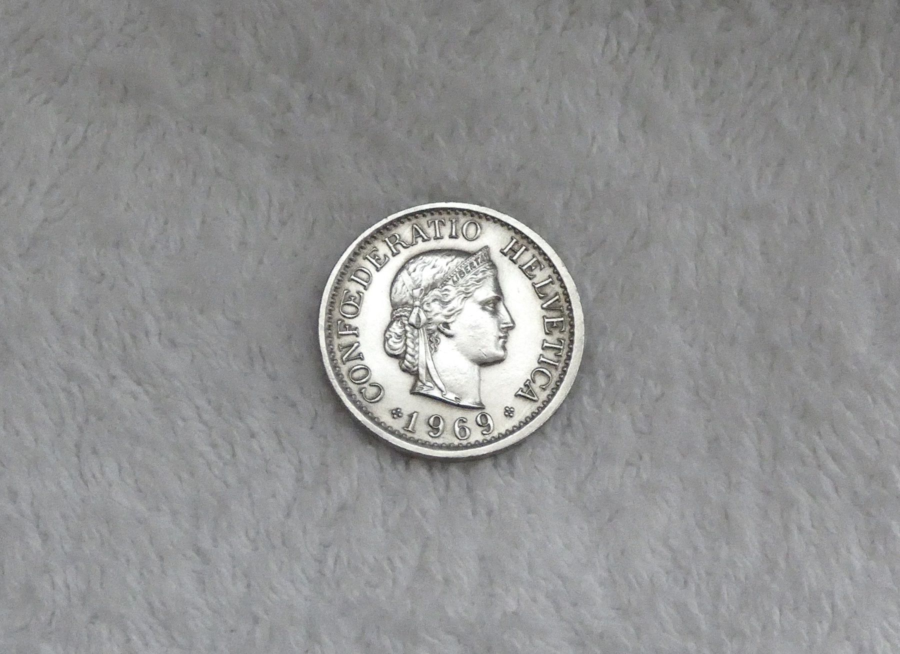 Tutti le monete: 10 centimes/rappen 1969 – Usato da Nyon venduto da Ilmi09
