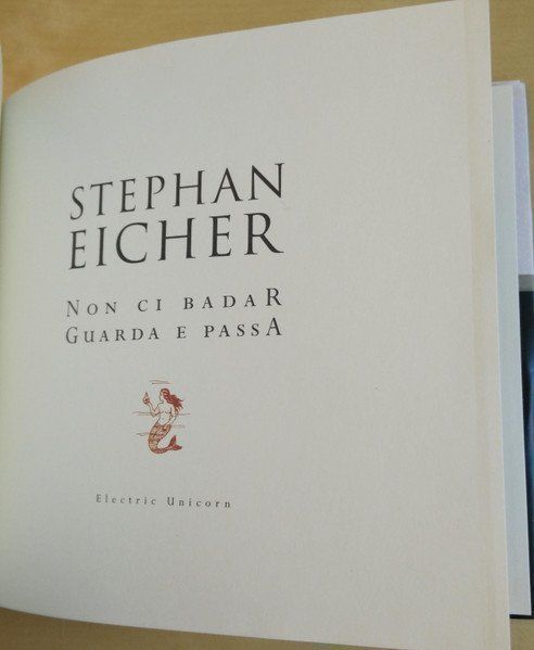 CD: Stephan Eicher NON CI BADAR GUARDA  Montreux Jazz   2CD Buch – Usato da Kandergrund venduto da Sososo 4