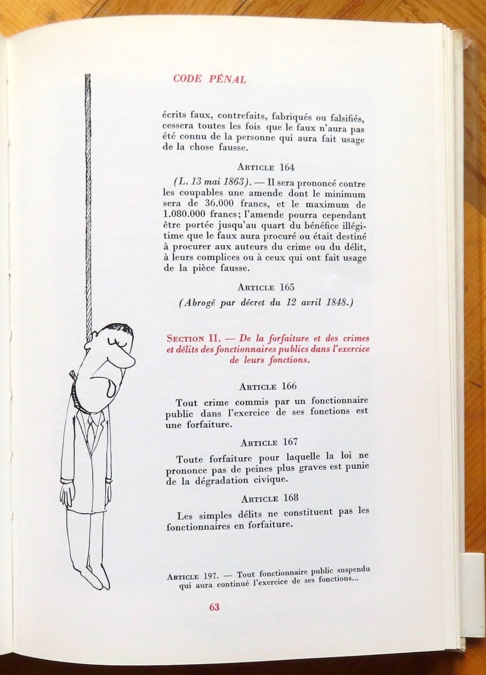 Bücher: Code pénal. Texte officiel, illustrations de Siné – Gebraucht aus Le Locle von LibrairieLaBergerie 3