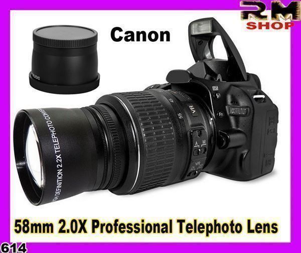 Telescopi: Teleobjektiv 58mm 2.0X professionelles – Nuovo e nell'imballaggio originale da Unterägeri venduto da RmOnline