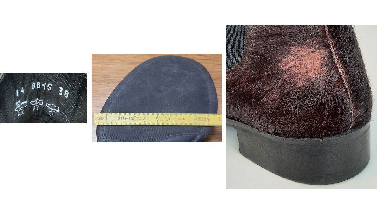 Scarpe da donna: BOEMOS Damen Chelsea Boots Bordeaux Gr. 38 – Usato da Seuzach venduto da VT-Collections2 9