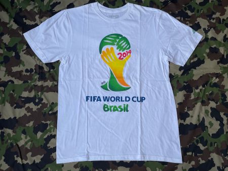 Adidas T-Shirt Football World Cup 2014 Brasil Sz L