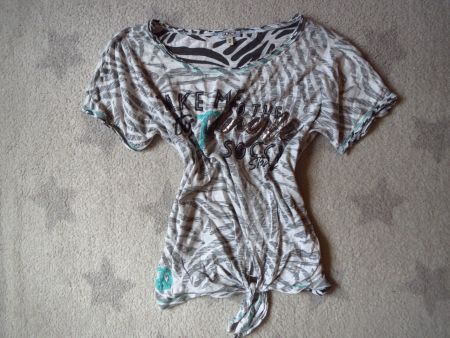 stylisches SOCCX Damen Shirt Gr M