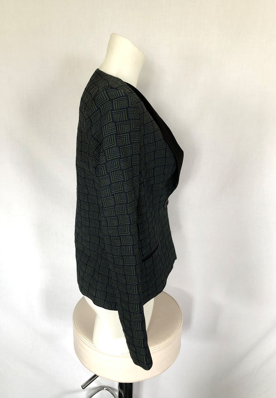 Giacche: Blazer asymétrique Cotélac vert texturé taille 0 / 34 – Nuovo e nell'imballaggio originale da Coppet venduto da Vanessamode 3