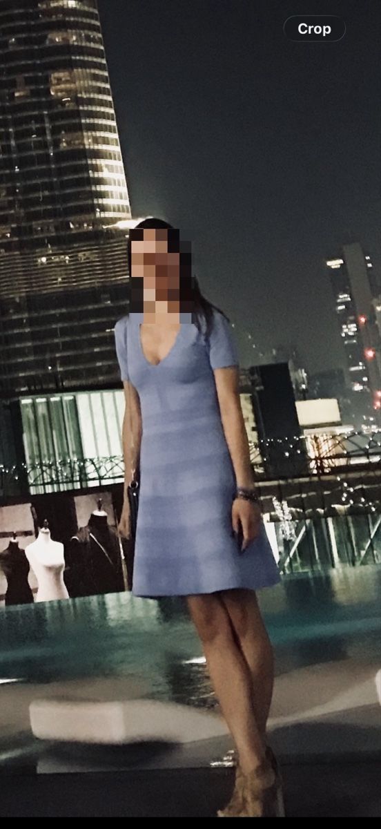 Sandro Vestiti: Sandro Paris Knit Dress - Light Blue  S  size – Nuovo (secondo la descrizione) da Corsier GE venduto da Karol_save_planet 4