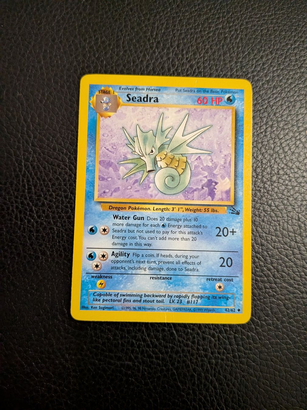Pokémon Carte collezionabili: Fossil Seadra 42/62 Ab 1 – Usato da Paradiso venduto da Pkmn10
