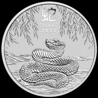 Australien 1 Dollar 2025 Schlange - Lunar III