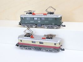 Lima 2 x SBB Re 4/4 TEE & Grün- Spur N