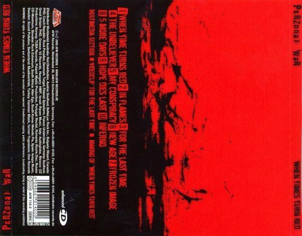 CDs: Perzonal War – When Times Turn Red – Gebraucht aus St.Gallen von jalamusic 1