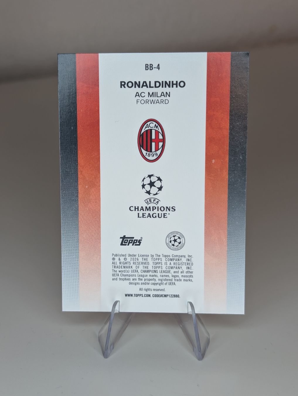 Topps Sammelbilder & Trading cards: Ronaldinho AC Milan Topps Flagship – Neu (gemäss Beschreibung) aus Hunzenschwil von BRPCards 1