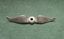Antikes Emblem für  Motorhaube oder für Motorrad Flügel