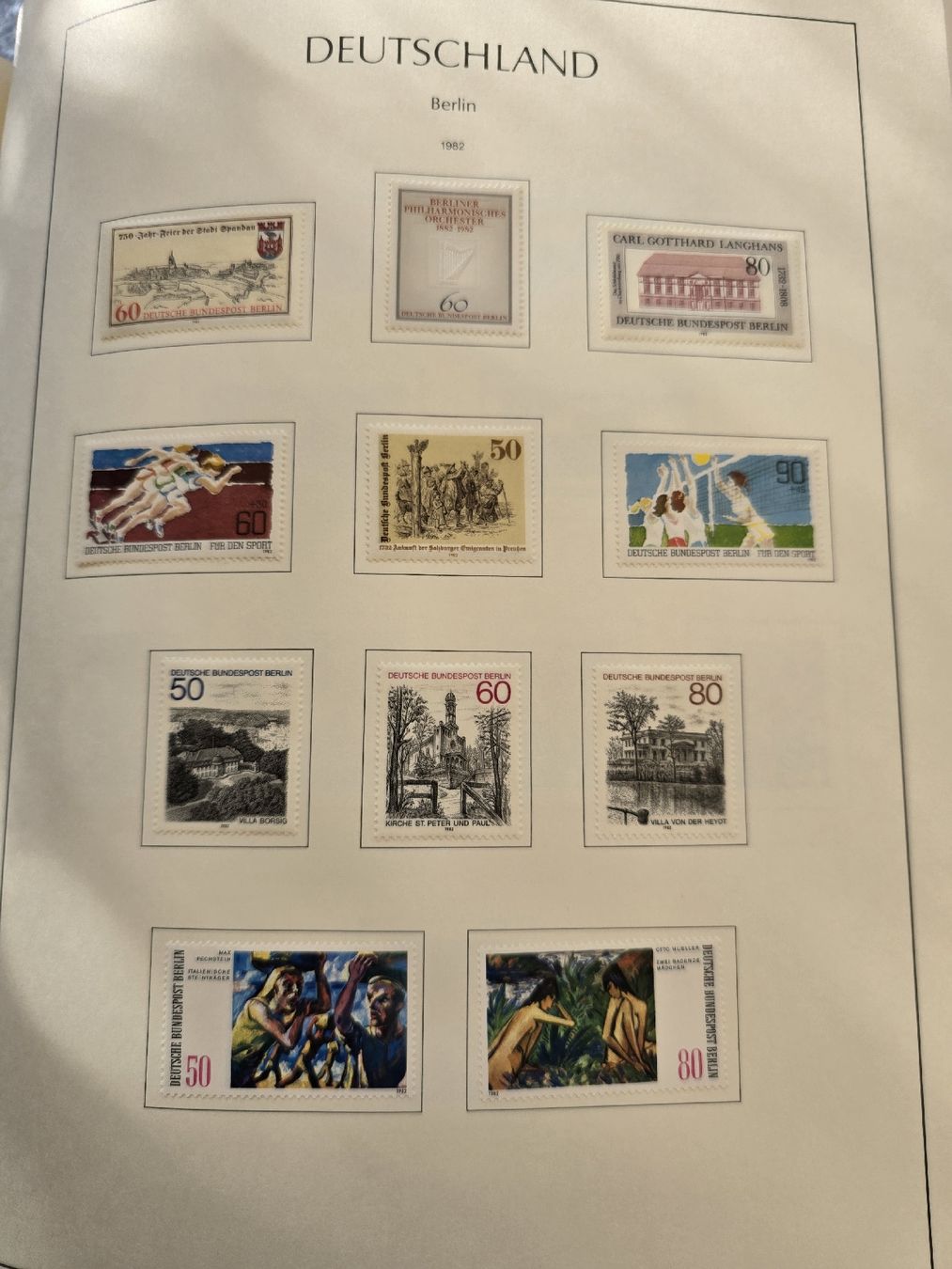 Alle Briefmarken: 804 Marken Deutschland  11 Briefe – Gebraucht aus Walkringen von Vanuca 6