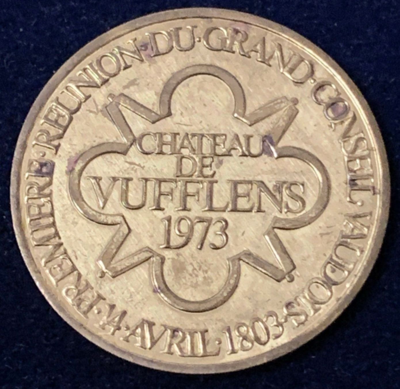 Medaglie: Jeton Château de Vufflens 1973 – Usato da Martigny venduto da Numis-World 1