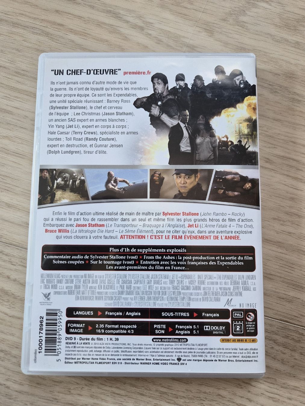 Alle DVDs: Expendables Unité Spéciale DVD  – Gebraucht aus La Joux FR von car_ck96 2