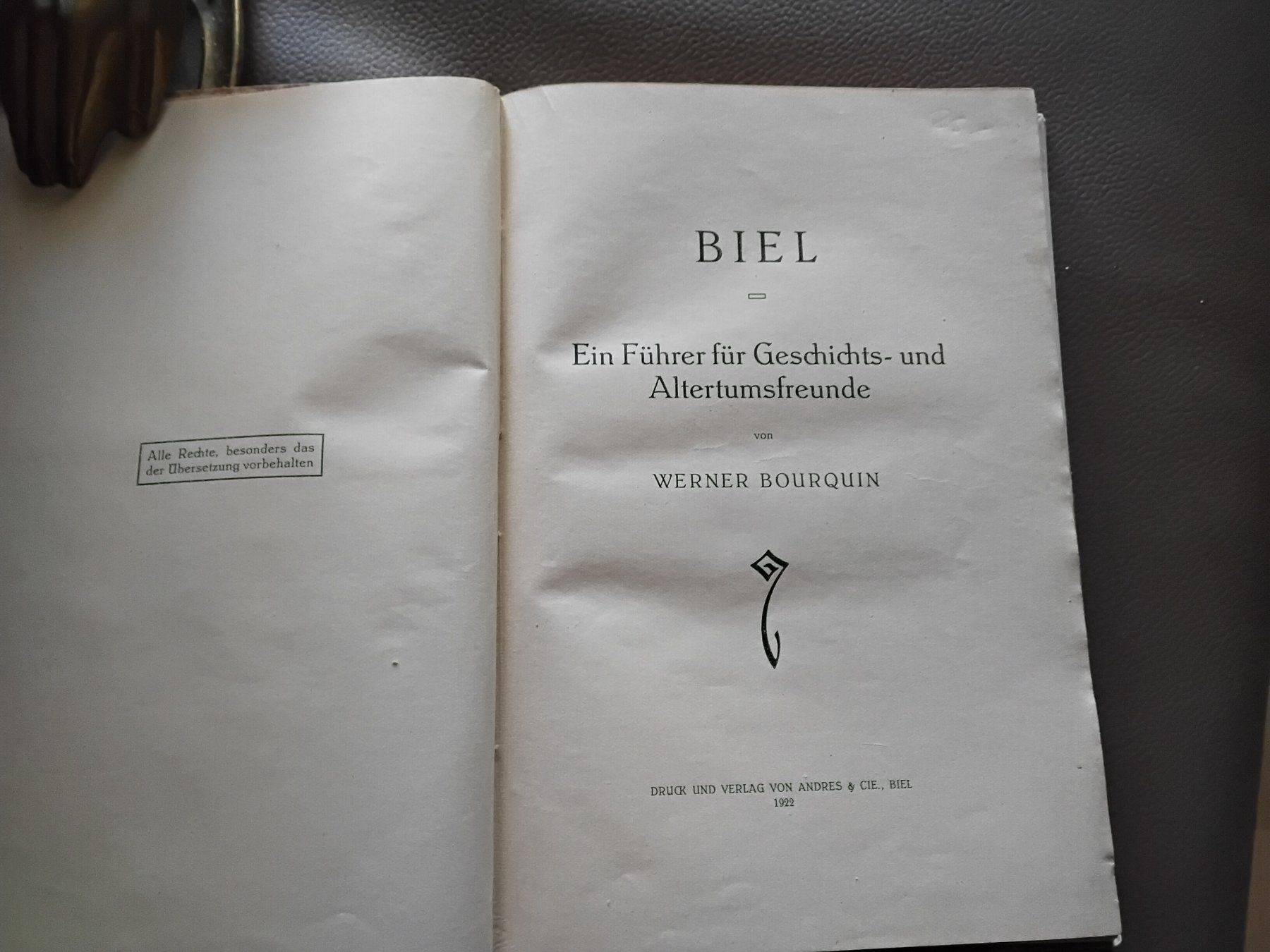 Libri: Biel/ Bienne ein Führer , Buch 1922 – Usato da Biel/Bienne venduto da taki25 1