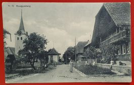 Rueggisberg - Dorfpartie, belebt