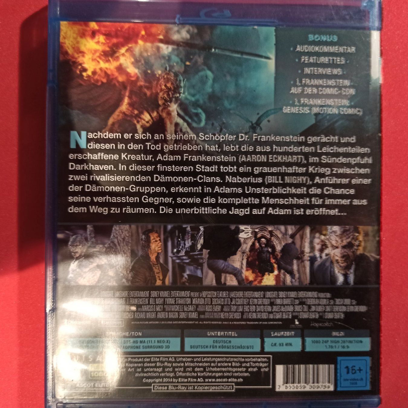 Tutti i DVDs: I, Frankenstein [Blu-ray] – Usato da Dübendorf venduto da kb86_MOVIE 1