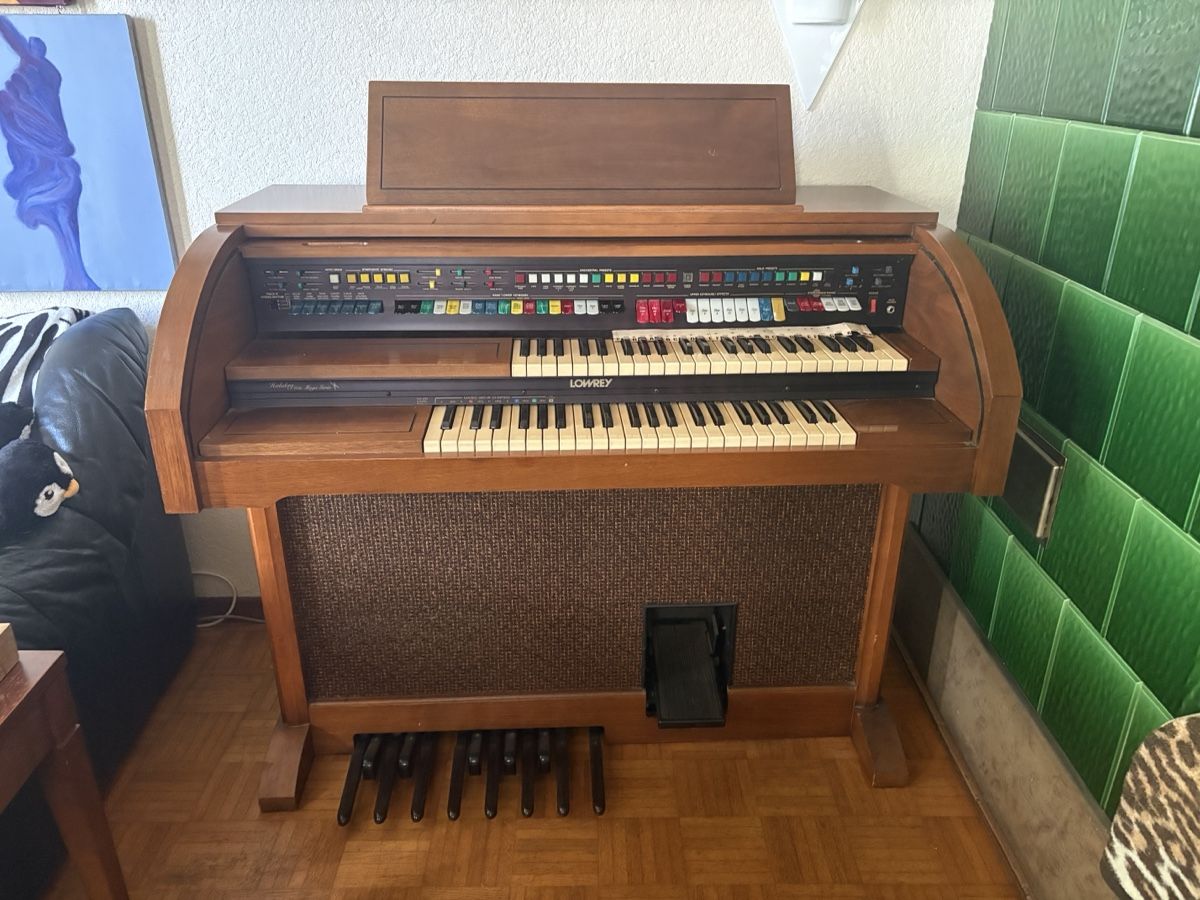 Musikinstrumente: Lowrey Orgel Holzgehäuse – Gebraucht aus Frieswil von tentimesbigger