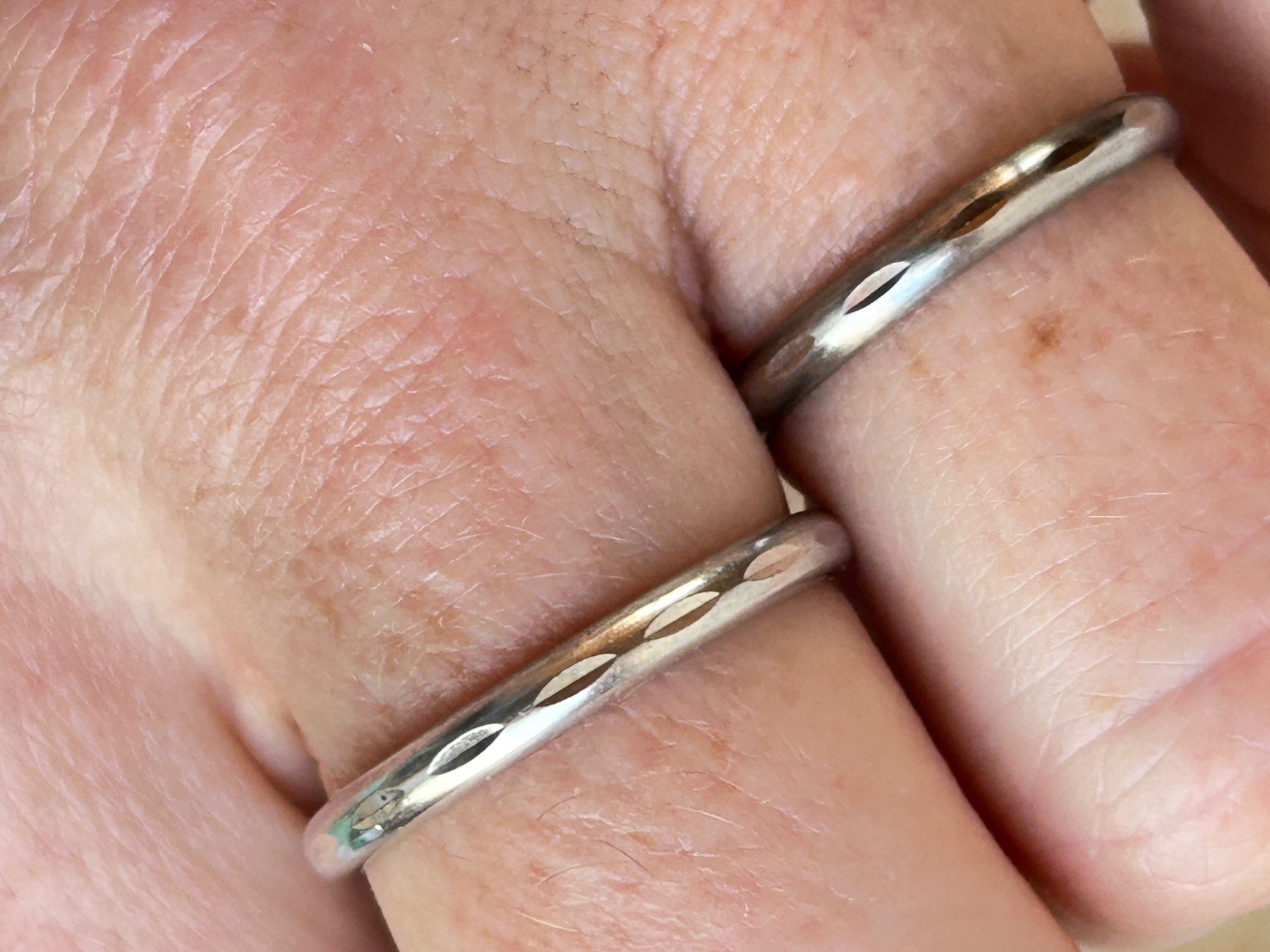 Ringe: Silberring KERBE (54 oder 60) – Gebraucht aus Dittingen von Bellevista 2
